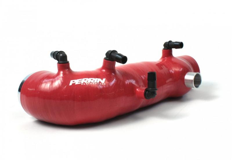 Subaru WRX STI Inlet Hose - Perrin Performance - Turbo - Red - `04-`21